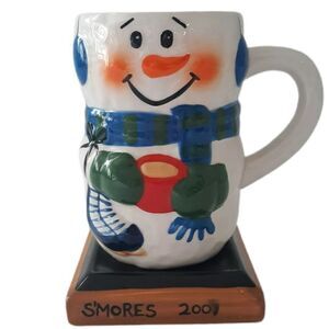 Bay Island S'mores Coffee Cup Cocoa Mug Snowman Hot‎ Chocolate Christmas Winter